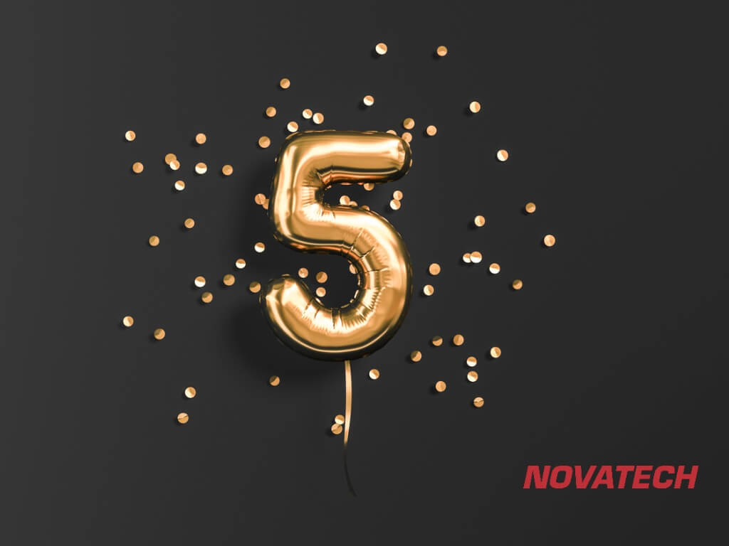 5th anniversary of the acquisition of G.A.S. by Novatech.